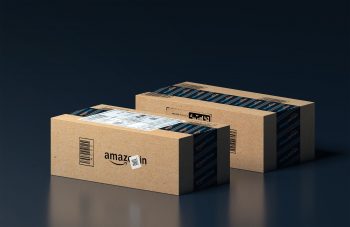 Amazon boxes.